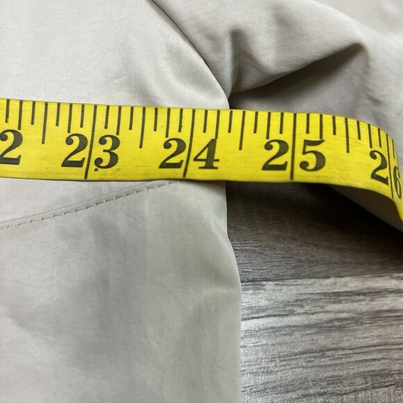 St. Croix Knits Eli Thomas Cream Jacket Full Zip Lightweight Microfiber USA Sz M - Picture 4 of 11